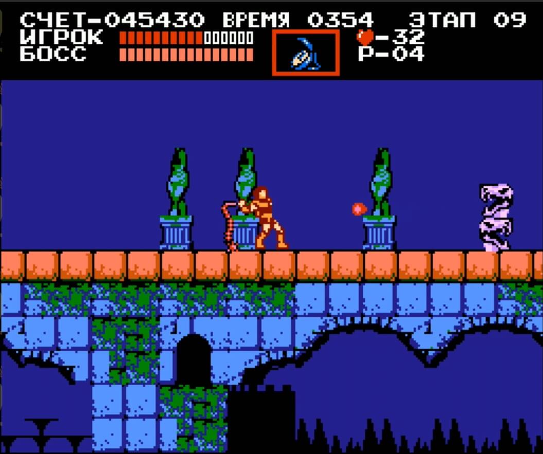 Castlevania - геймплей игры Dendy\NES